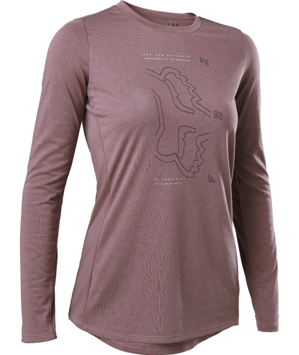 FOX W Ranger DR LS Jersey PLM PR XS