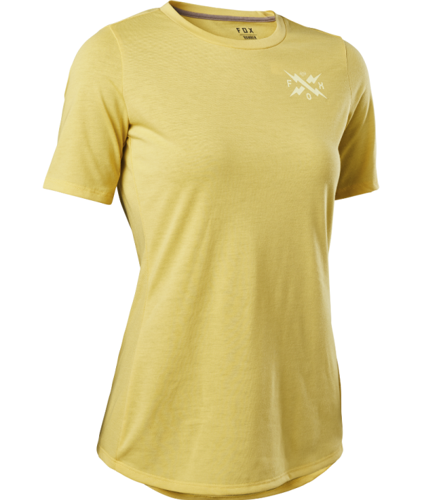 FOX W Ranger DR SS Jersey Calibrated PR YLW XS