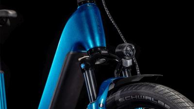 Cube Kathmandu Hybrid EX 800 electricblue'n'chrome Gr&ouml;&szlig;e: Easy Entry 50 cm Produktbild 5