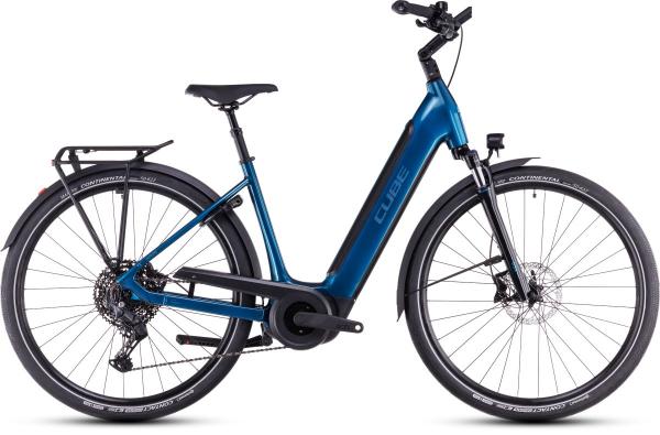 Cube Supreme Hybrid Pro 625 electricblue'n'blue Gr&ouml;&szlig;e: Easy Entry 42 cm