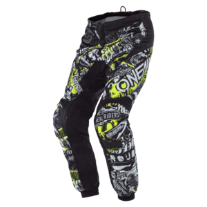 ELEMENT Youth Pants ATTACK black/neon yellow 22 (5/6)