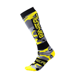 PRO MX Sock HUNTER black/gray/neon yellow (One Size)