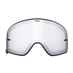 B-50 Goggle black Spare Lens silver mirror with Tear Off Pins