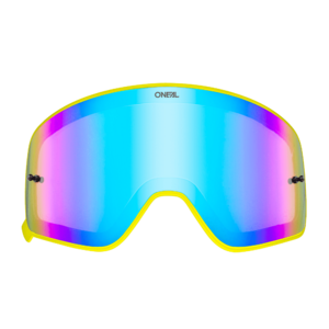 B-50 Goggle yellow Spare Lens radium blue with Tear Off Pins