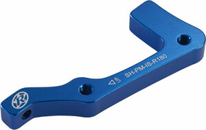 REVERSE Bremsscheibenadapter IS-PM 180 Shimano HR (Blau)