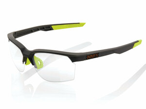 100% Sportcoupe Photochromic lens  unis Soft Tact Cool Grey