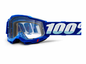 100% Accuri OTG Gen. 2 goggle clear lens (OVER THE GLAS)  unis blue