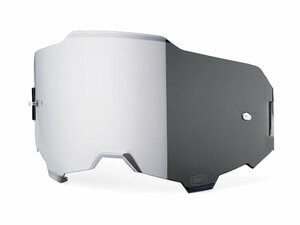 100% Armega mirror replacement anti fog lens  unis silver