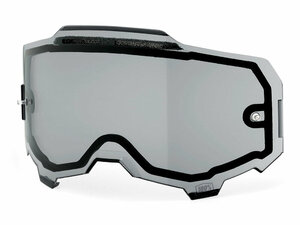 100% Armega Vented dual panel replacement anti fog lens  unis smoke