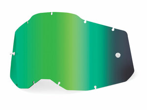 100% Youth Gen. 2 Mirror Replacement anti fog lens  unis green
