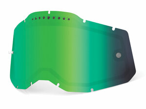 100% Gen. 2 Vented Dual Mirror Replacement lens  unis green