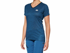 100% Airmatic Womens Short Sleeve Jersey  M Slate Blue