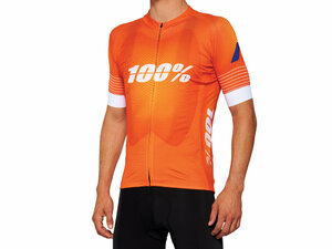 100% Exceeda Short Sleeve Jersey  M orange