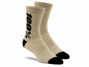100% Rythym socks (merino)  L/XL Warm Grey