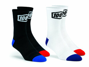 100% Terrain socks  L/XL white