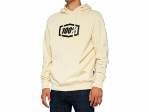 100% Icon Pullover Hoodie  S Chalk