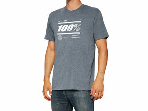 100% Global T-Shirt  L Heather Grey