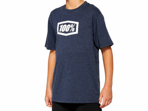 100% Icon Youth t-shirt  KL Navy Heather