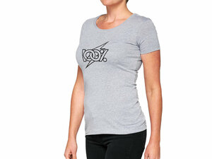 100% Fioki Women's T-Shirt  M Heather Grey