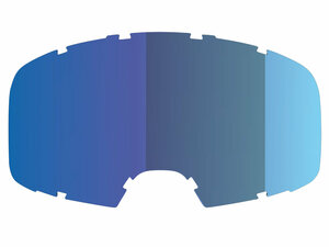 iXS Injected Mirror Single Replacement Lens (Anti-Fog)  unis Mirror Cobalt Blue