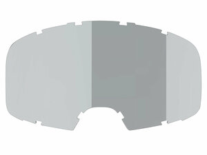 iXS Injected Mirror Single Replacement Lens (Anti-Fog)  unis Mirror Silver Smoke