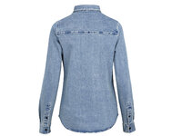 iXS Carve Digger Organic Denim Women Shirt  38 Washed Blue
