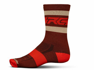 Ride Concepts Fifty/Fifty Merino Socks  XL Oxblood