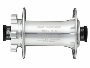 Spank HEX J-Type Boost F15/20 Hub, 32H front hub  32 Raw Silver