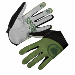 Endura Hummvee Lite Icon Handschuh: Olivgrün - M